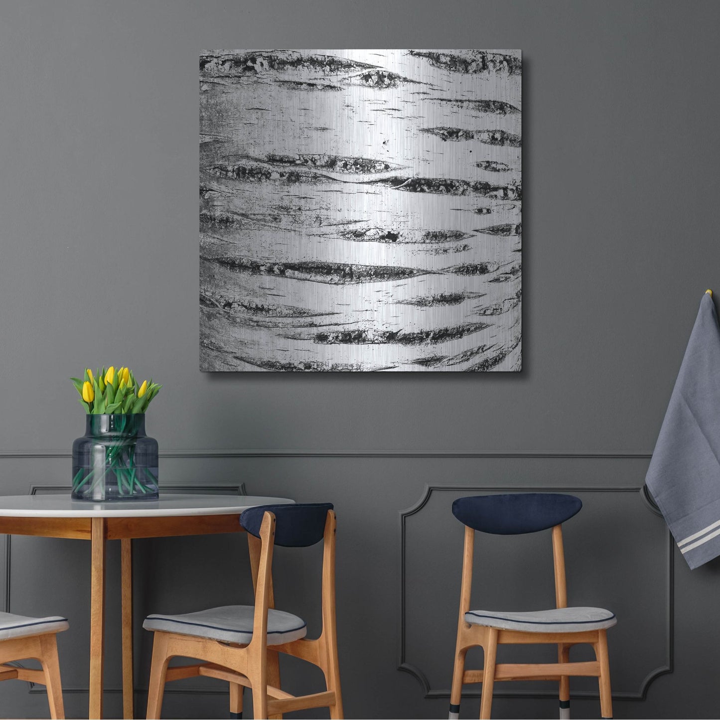 Luxe Metal Art 'Future Canoe' by IMB, Metal Wall Art,36x36