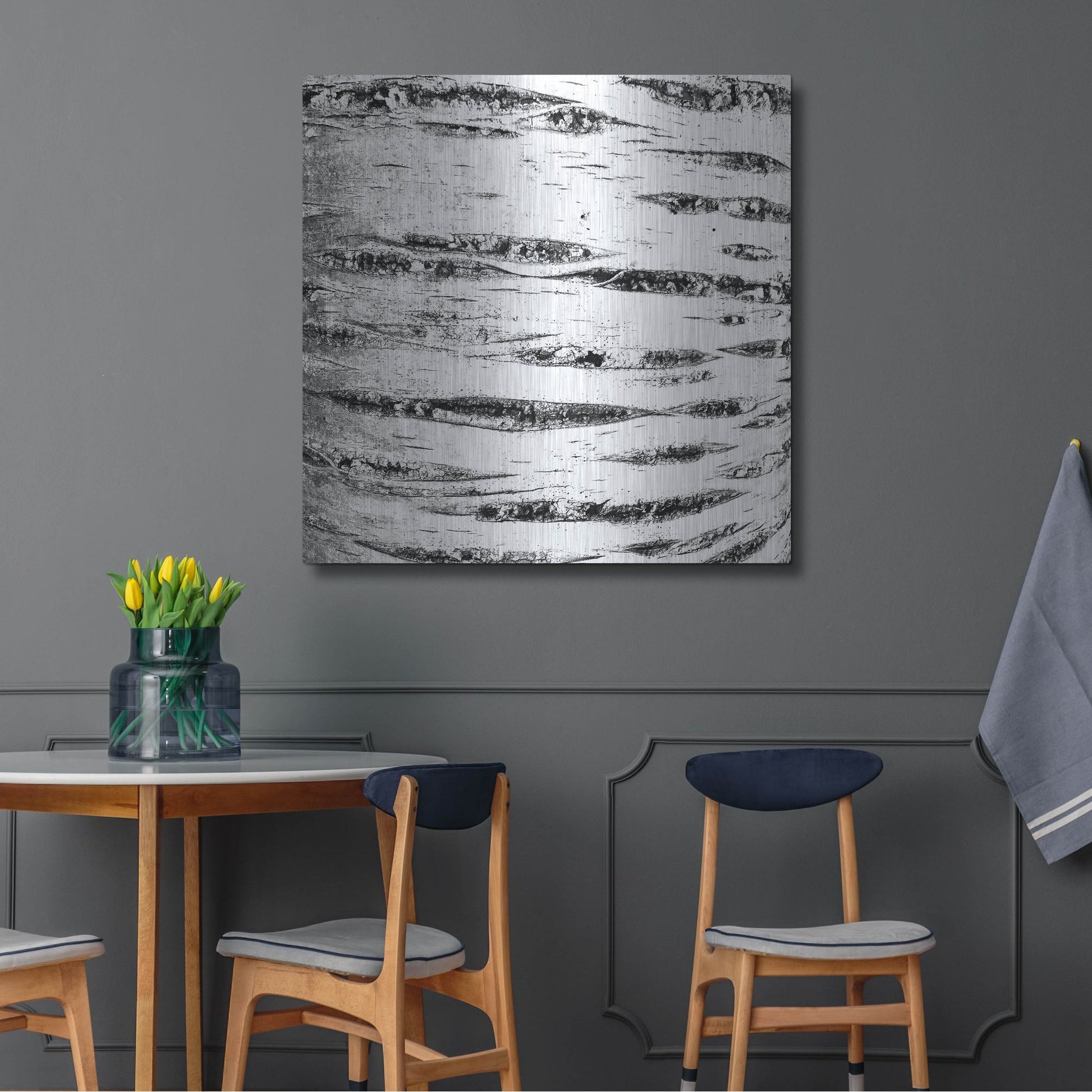 Luxe Metal Art 'Future Canoe' by IMB, Metal Wall Art,36x36