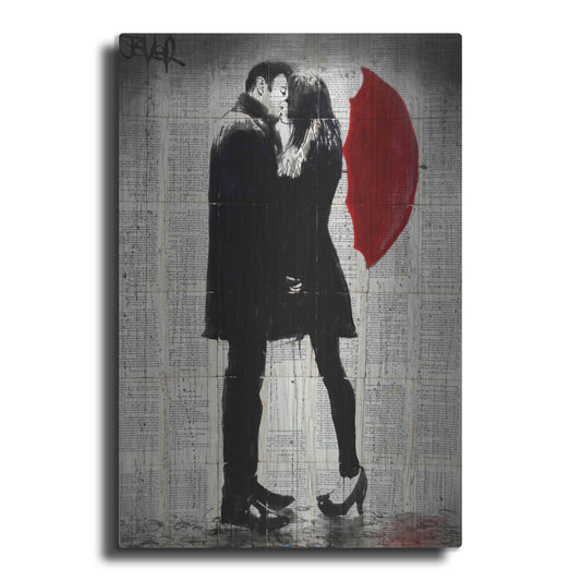 Luxe Metal Art 'Winters Kiss' by Loui Jover, Metal Wall Art