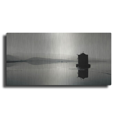 Luxe Metal Art 'Still Waters At Mulino Spagnolo' by IMB, Metal Wall Art,24x12