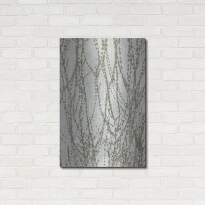 Luxe Metal Art 'Stucco Minus Vine 2' by IMB, Metal Wall Art,24x36