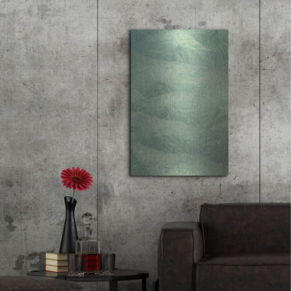 Luxe Metal Art 'Windshield Ice Green 1' by IMB, Metal Wall Art,24x36