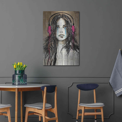 Luxe Metal Art 'Wired for Sound' by Loui Jover, Metal Wall Art,24x36