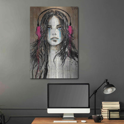 Luxe Metal Art 'Wired for Sound' by Loui Jover, Metal Wall Art,24x36