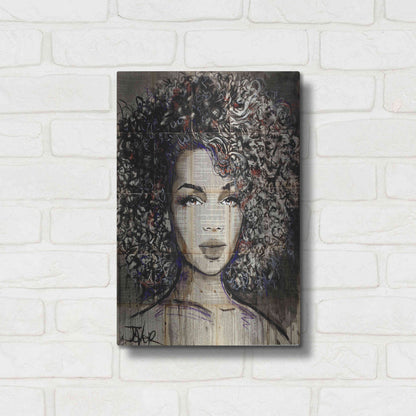 Luxe Metal Art 'Wonder' by Loui Jover, Metal Wall Art,12x16