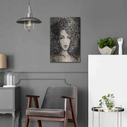 Luxe Metal Art 'Wonder' by Loui Jover, Metal Wall Art,16x24