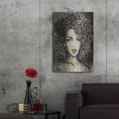 Luxe Metal Art 'Wonder' by Loui Jover, Metal Wall Art,24x36