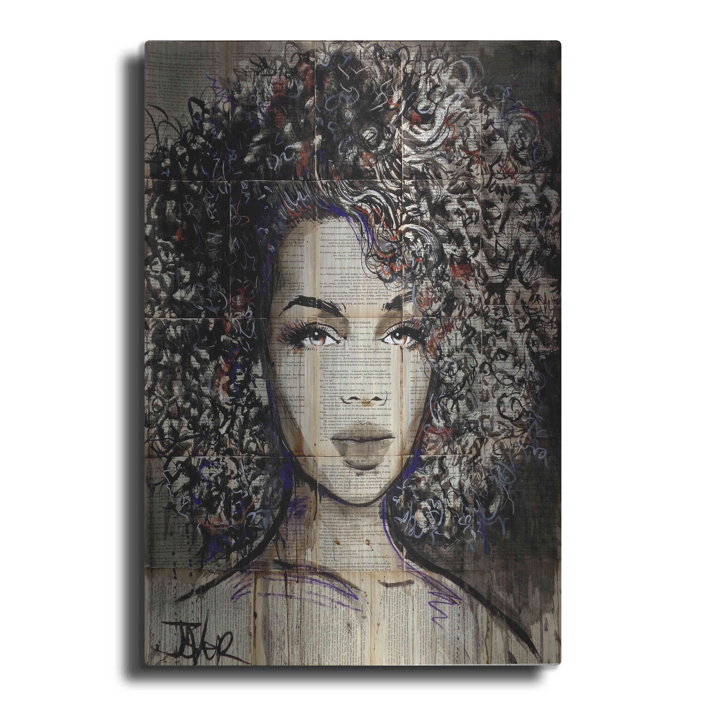 Luxe Metal Art 'Wonder' by Loui Jover, Metal Wall Art