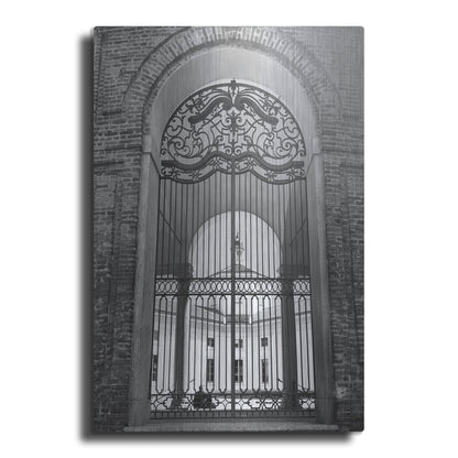 Luxe Metal Art 'The Rotunda BNW' by IMB, Metal Wall Art