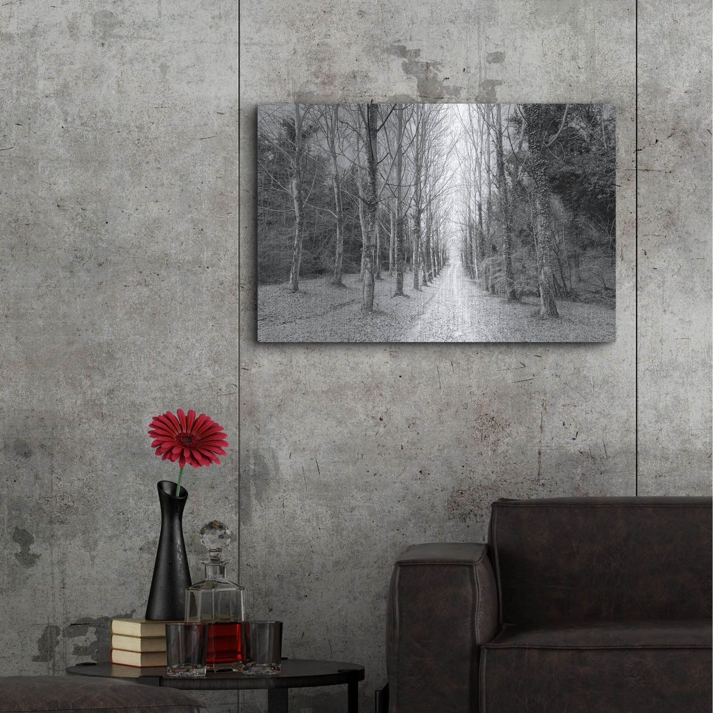 Luxe Metal Art 'The Way Forward' by IMB, Metal Wall Art,36x24