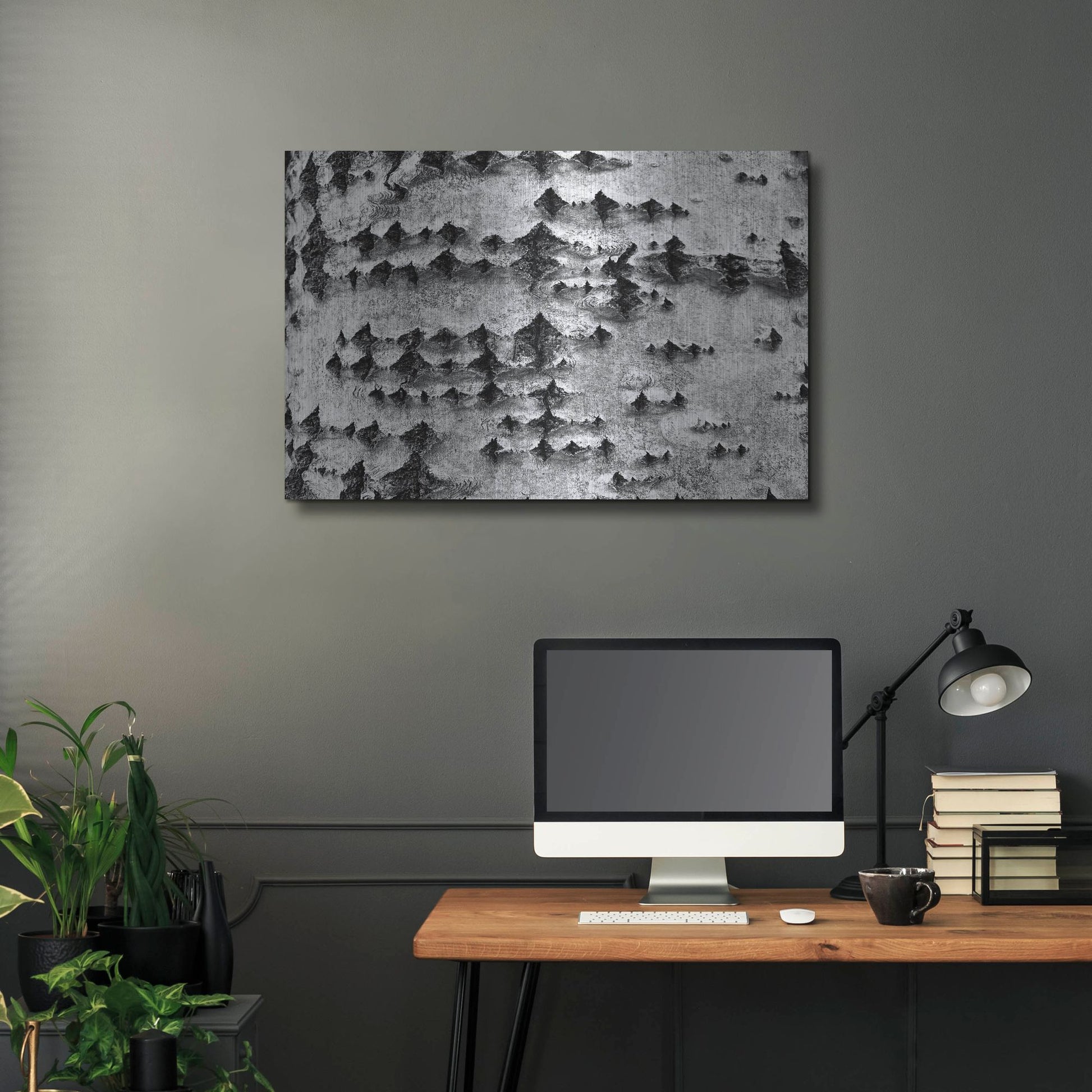 Luxe Metal Art 'Woodpecker's Delight' by IMB, Metal Wall Art,36x24