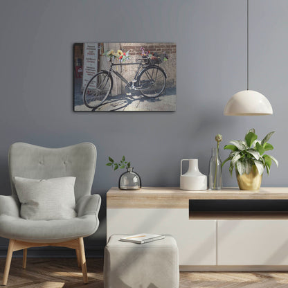 Luxe Metal Art 'Artisan Bicycle Siena' by IMB, Metal Wall Art,24x16