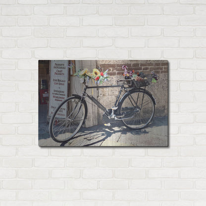 Luxe Metal Art 'Artisan Bicycle Siena' by IMB, Metal Wall Art,36x24