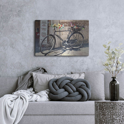 Luxe Metal Art 'Artisan Bicycle Siena' by IMB, Metal Wall Art,36x24