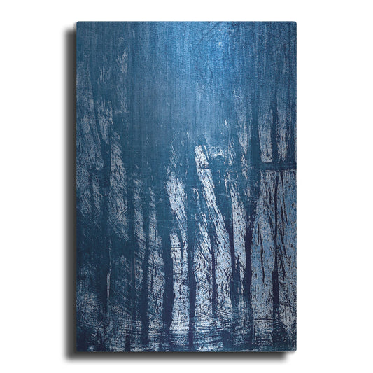 Luxe Metal Art 'Blue Sundays' by IMB, Metal Wall Art