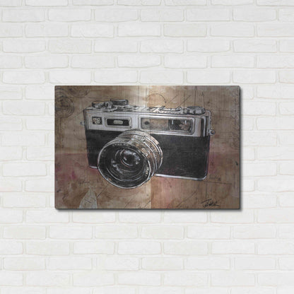 Luxe Metal Art 'Yashica' by Loui Jover, Metal Wall Art,36x24