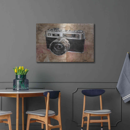 Luxe Metal Art 'Yashica' by Loui Jover, Metal Wall Art,36x24