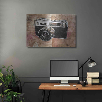 Luxe Metal Art 'Yashica' by Loui Jover, Metal Wall Art,36x24