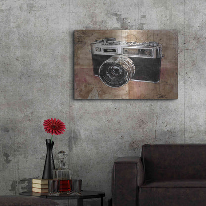 Luxe Metal Art 'Yashica' by Loui Jover, Metal Wall Art,36x24
