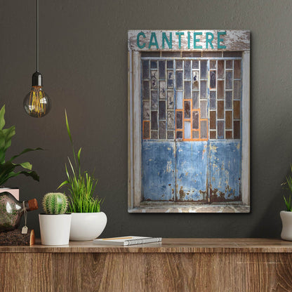 Luxe Metal Art 'Burano Store' by IMB, Metal Wall Art,12x16