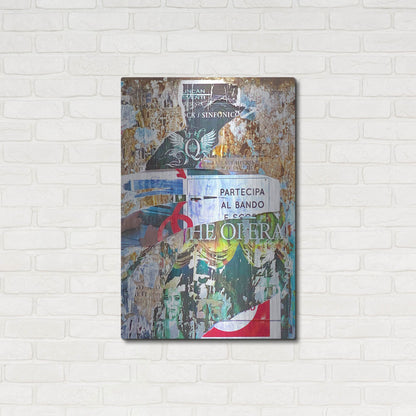 Luxe Metal Art 'Bus Poster Remnant Siena 26' by IMB, Metal Wall Art,24x36