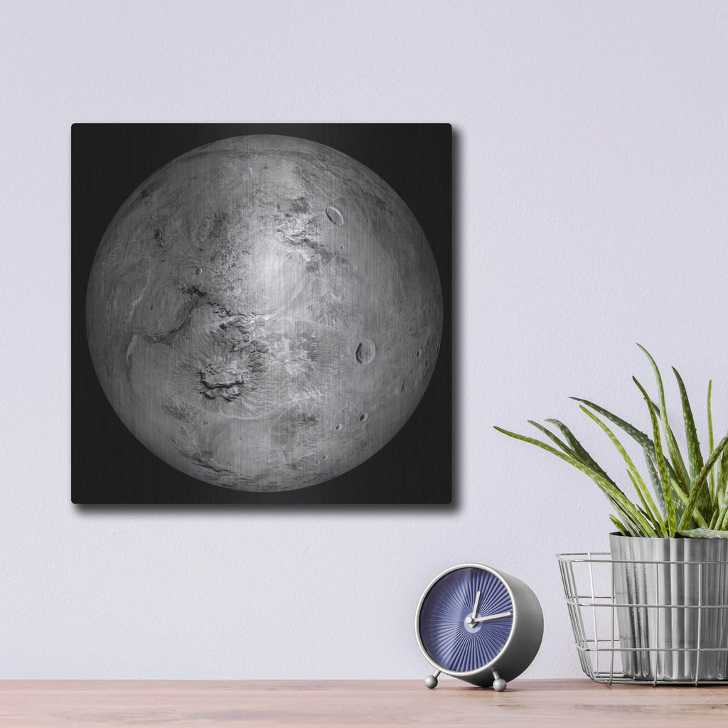 'Haumea Dwarf Planet' by Luxe Metal Portfolio – Metal Wall Art, 12x12 room view