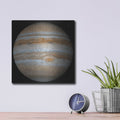 'Planet Jupiter' by Luxe Metal Portfolio – Metal Wall Art, 12x12 room view