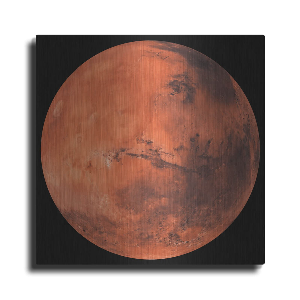 'Planet Mars' by Luxe Metal Portfolio – Metal Wall Art