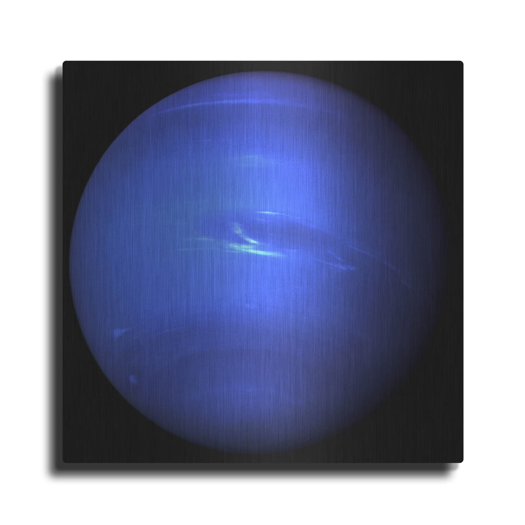 'Planet Neptun' by Luxe Metal Portfolio – Metal Wall Art