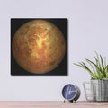 'Planet Venus' by Luxe Metal Portfolio – Metal Wall Art, 12x12 room view