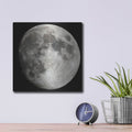 'The Moon' by Luxe Metal Portfolio – Metal Wall Art, 12x12 room view