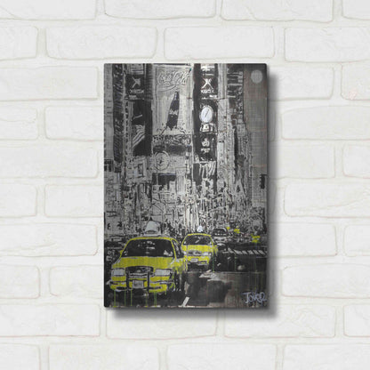 Luxe Metal Art 'Zoo York' by Loui Jover, Metal Wall Art,12x16