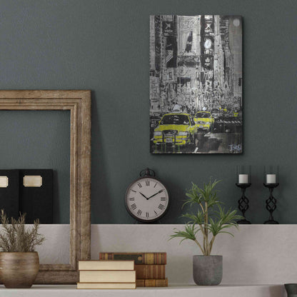 Luxe Metal Art 'Zoo York' by Loui Jover, Metal Wall Art,12x16