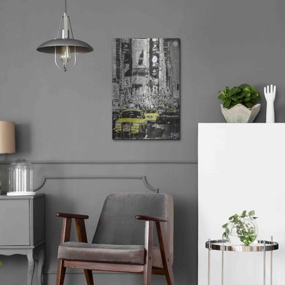 Luxe Metal Art 'Zoo York' by Loui Jover, Metal Wall Art,16x24