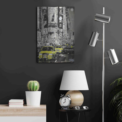 Luxe Metal Art 'Zoo York' by Loui Jover, Metal Wall Art,16x24