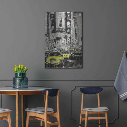 Luxe Metal Art 'Zoo York' by Loui Jover, Metal Wall Art,24x36