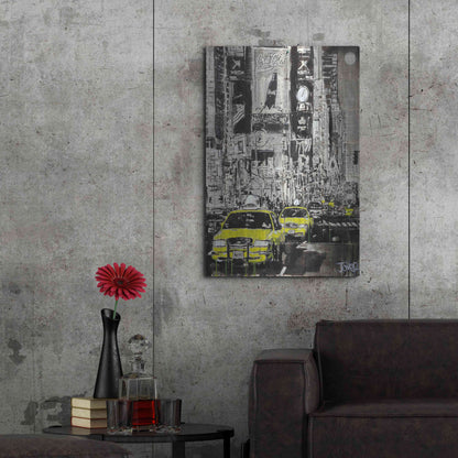 Luxe Metal Art 'Zoo York' by Loui Jover, Metal Wall Art,24x36