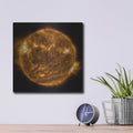 'The Sun' by Luxe Metal Portfolio – Metal Wall Art, 12x12 room view