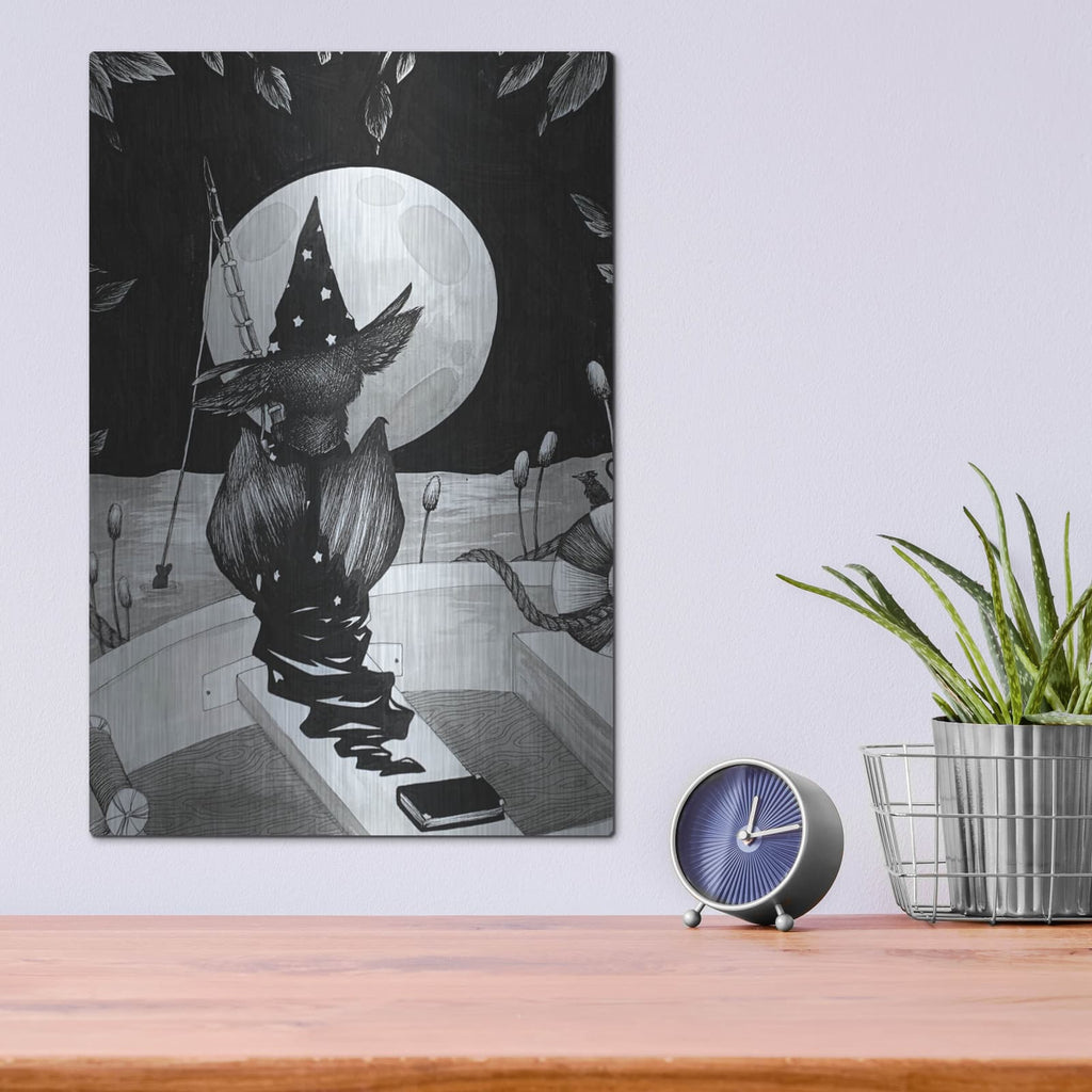 'Constant as the Moon' by Avery Multer – Metal Wall Art, 12x16 room view