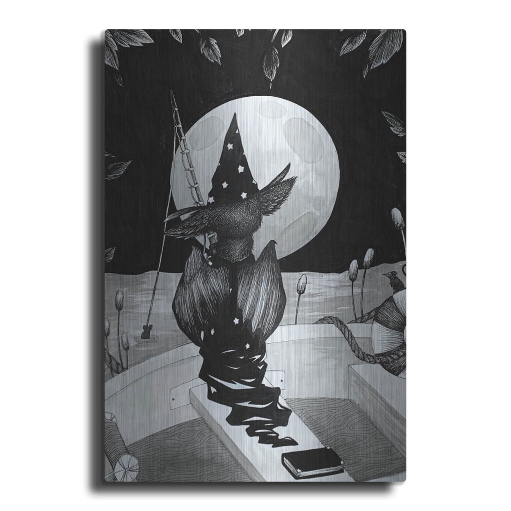 'Constant as the Moon' by Avery Multer – Metal Wall Art
