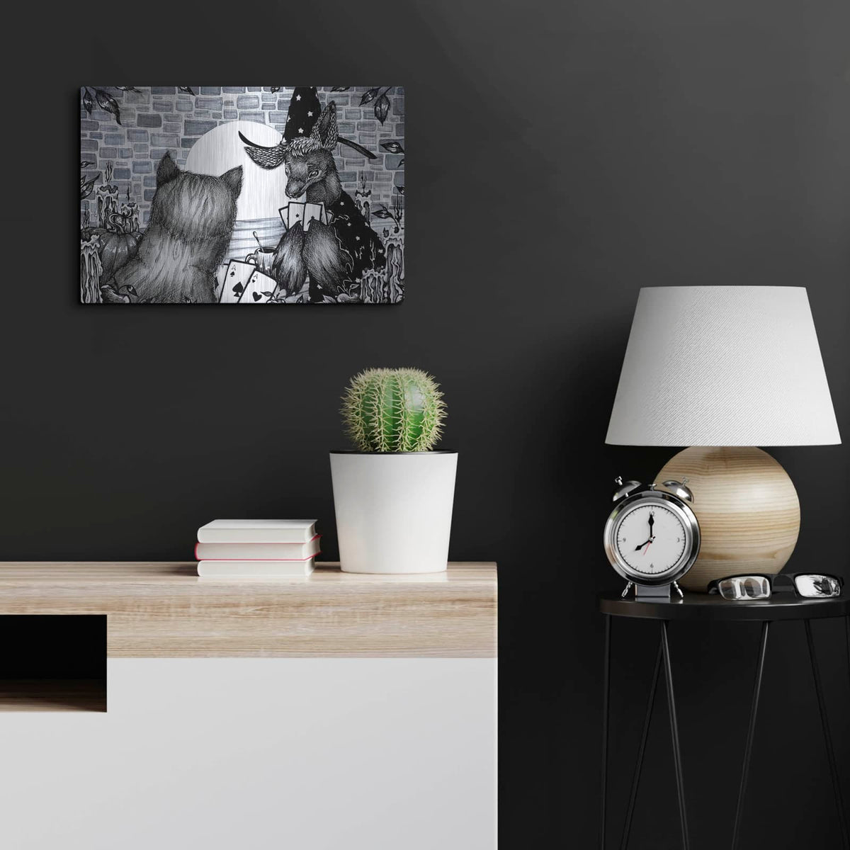 'Matched Set' by Avery Multer – Metal Wall Art, 24x16 room view
