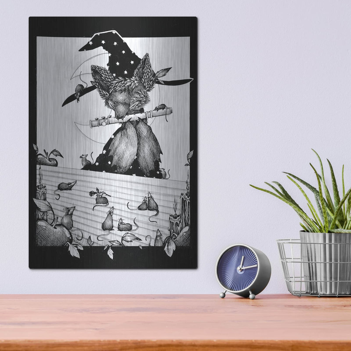 'Music Hath Charms' by Avery Multer – Metal Wall Art, 12x16 room view
