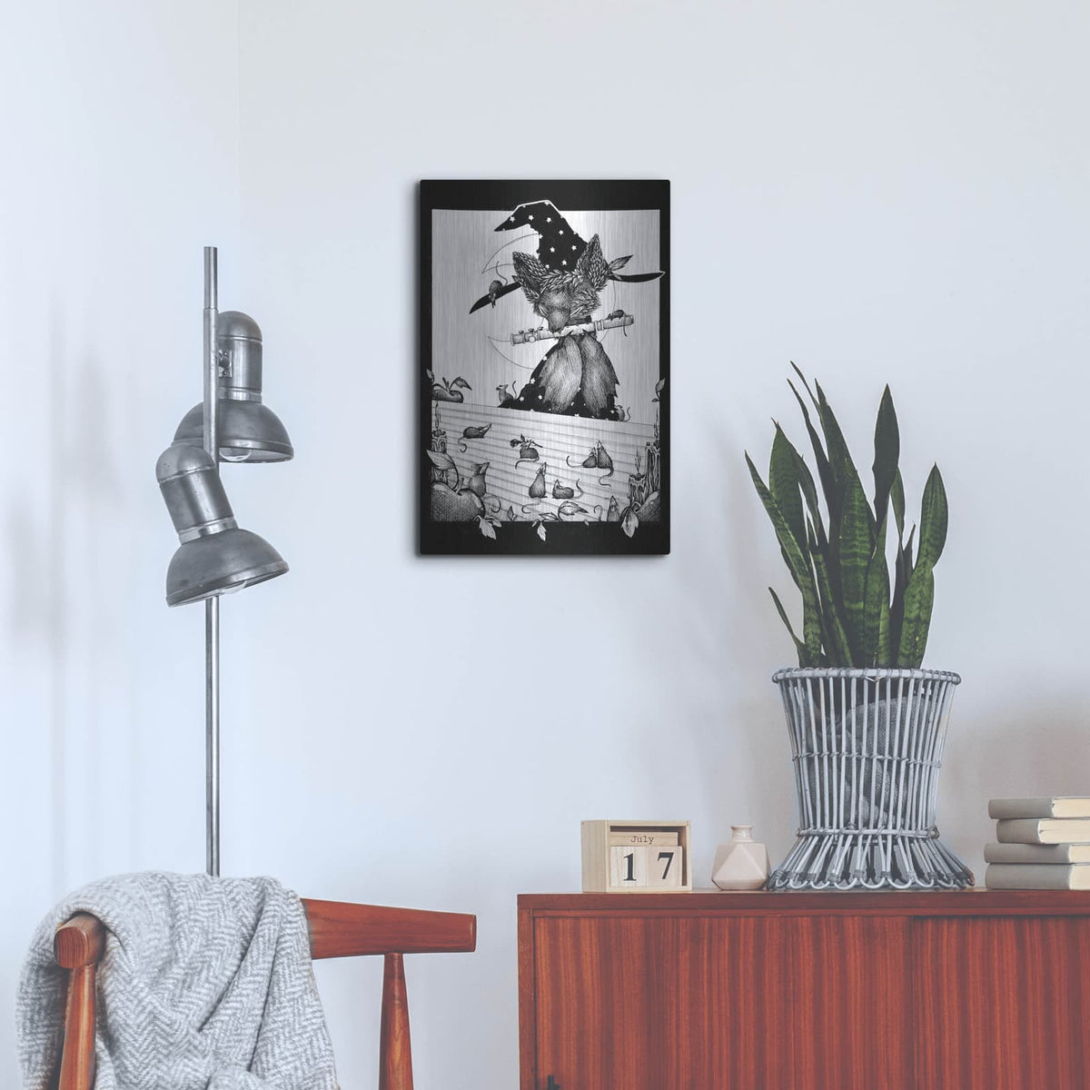 'Music Hath Charms' by Avery Multer – Metal Wall Art, 16x24 room view
