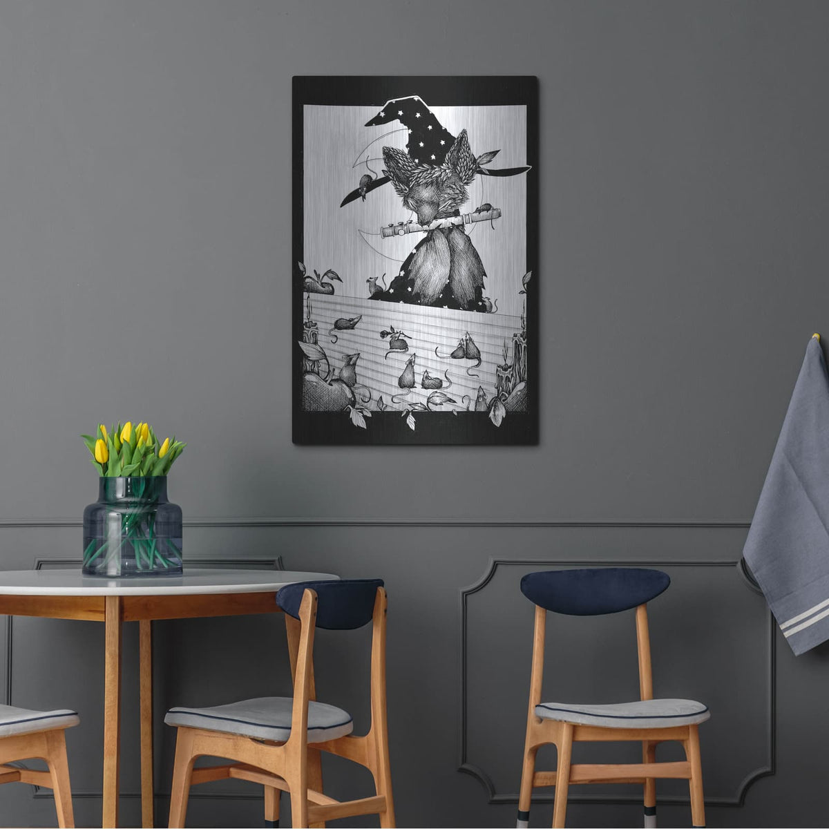 'Music Hath Charms' by Avery Multer – Metal Wall Art, 24x36 room view