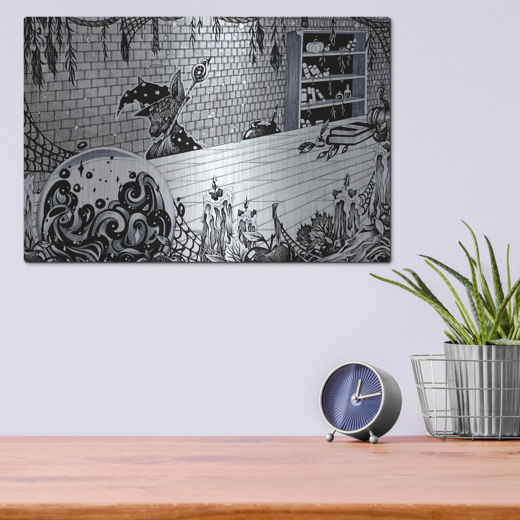 'Potion Master' by Avery Multer – Metal Wall Art, 16x12 room view