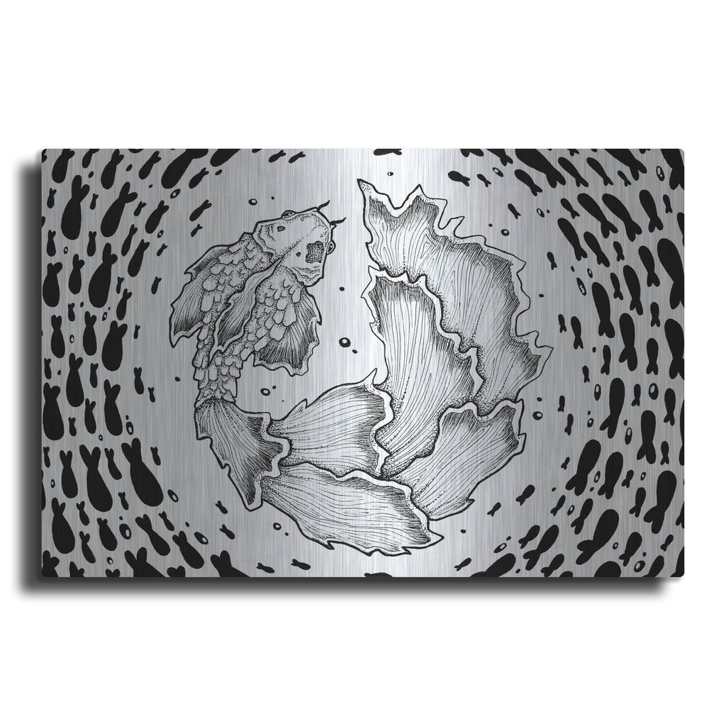 'Round and Round' by Avery Multer – Metal Wall Art