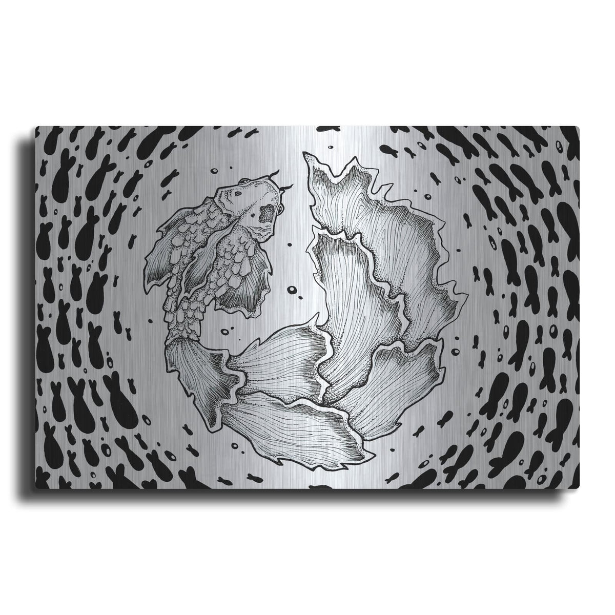 'Round and Round' by Avery Multer – Metal Wall Art
