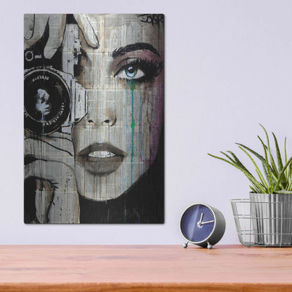 Luxe Metal Art 'Zoom' by Loui Jover, Metal Wall Art,12x16