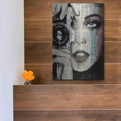 Luxe Metal Art 'Zoom' by Loui Jover, Metal Wall Art,12x16