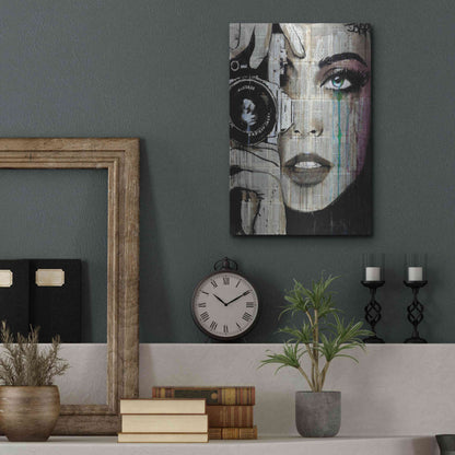 Luxe Metal Art 'Zoom' by Loui Jover, Metal Wall Art,12x16